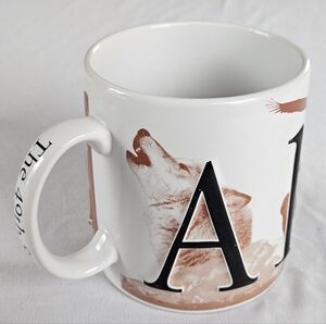 Alaska The 49th State 16oz Coffee Tea Mug Embossed Moose Bear Wolf 2003